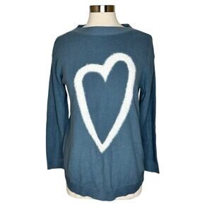 Kate and Sam Heart Knit Pullover Sweater Women’s Size Medium New